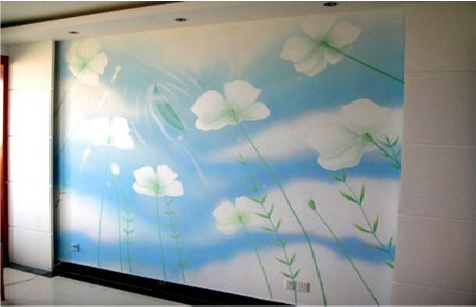 余姚画墙绘怎么画好白云的蓬松感？