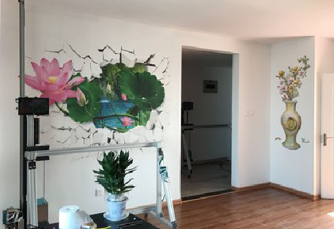 余姚墙体彩绘相比墙纸的优势。