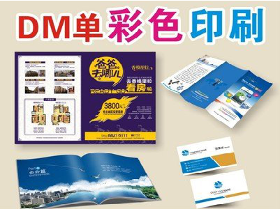 余姚单页印刷，色彩搭配简单。